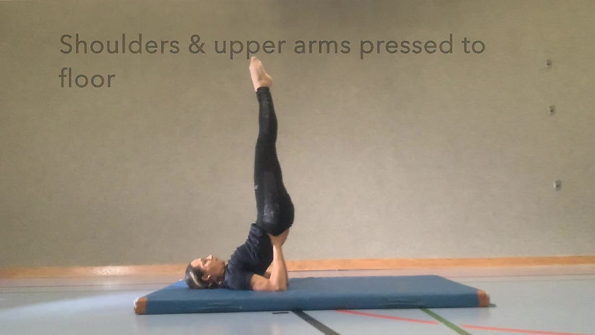 BAGA 4 Shoulder stand with hips supported